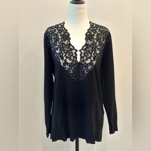 Sandro Paris Lace Sweater